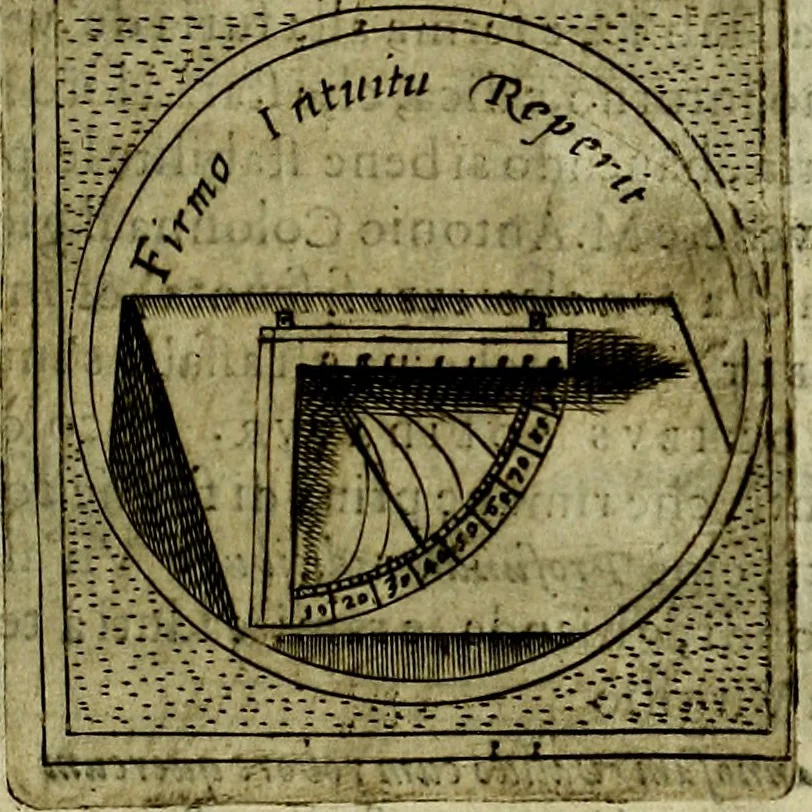 An illustration from Teatro d'imprese, 1623, leaf 772