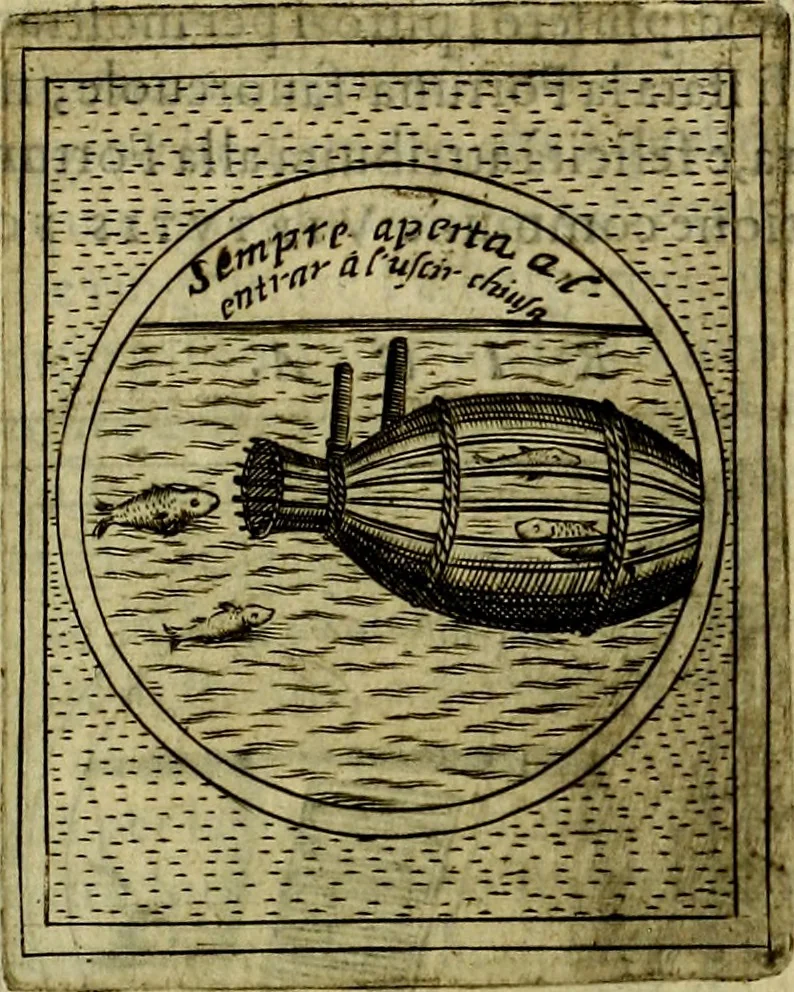 An illustration from Teatro d'imprese, 1623, leaf 782