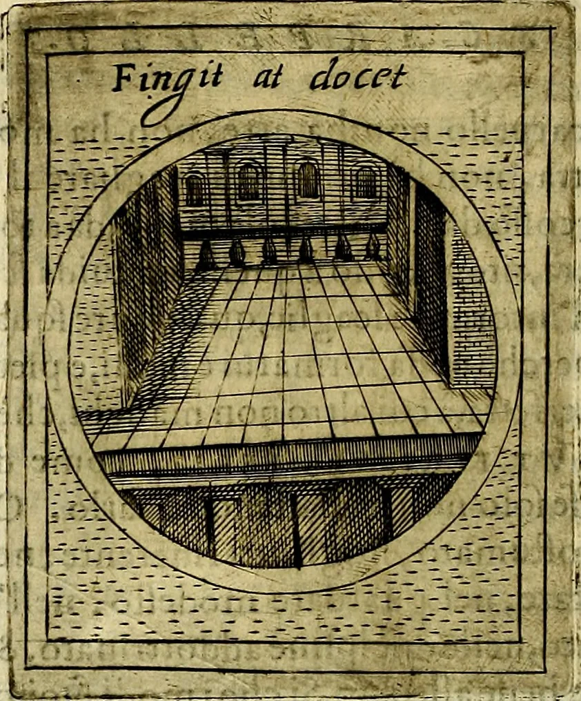 An illustration from Teatro d'imprese, 1623, leaf 801