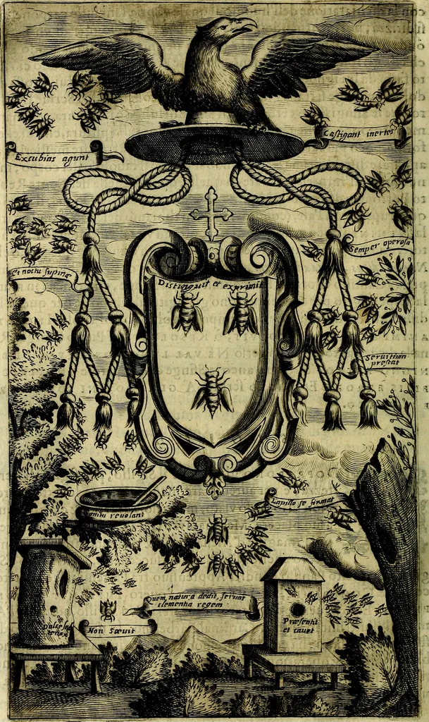 An illustration from Teatro d'imprese, 1623, leaf 819