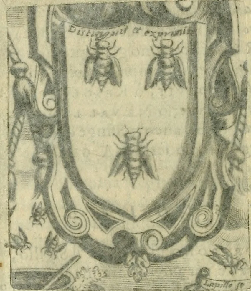 An illustration from Teatro d'imprese, 1623, leaf 821