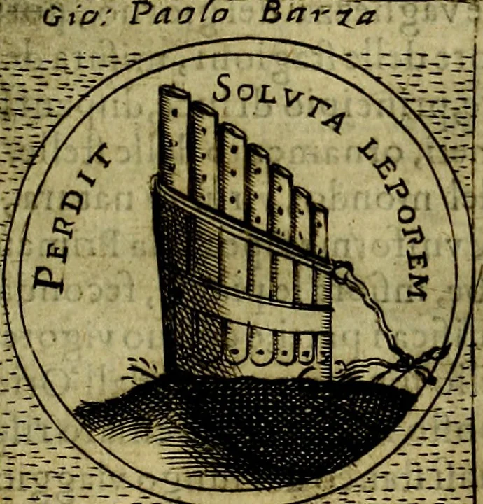 An illustration from Teatro d'imprese, 1623, leaf 824