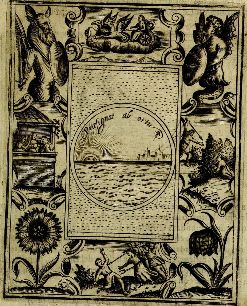 An illustration from Teatro d'imprese, 1623, leaf 836