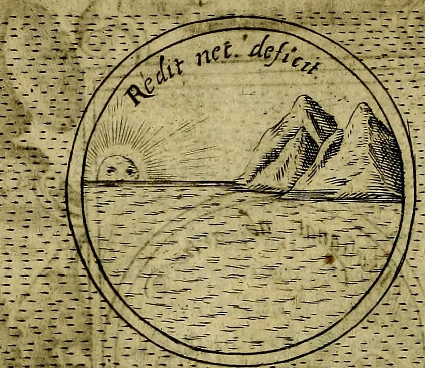 An illustration from Teatro d'imprese, 1623, leaf 837