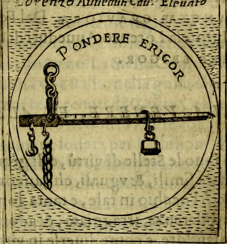 An illustration from Teatro d'imprese, 1623, leaf 850
