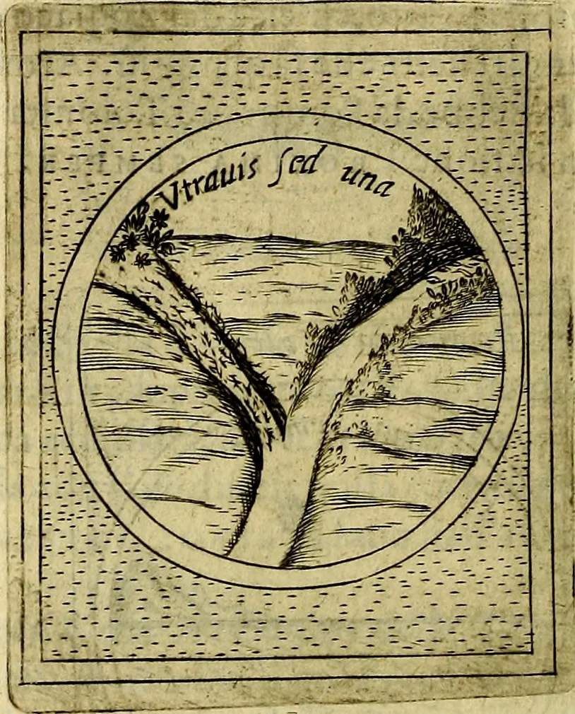 An illustration from Teatro d'imprese, 1623, leaf 855