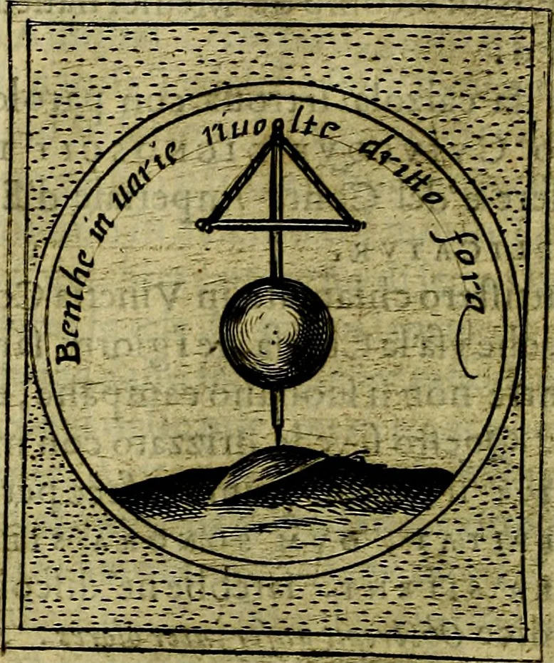 An illustration from Teatro d'imprese, 1623, leaf 859