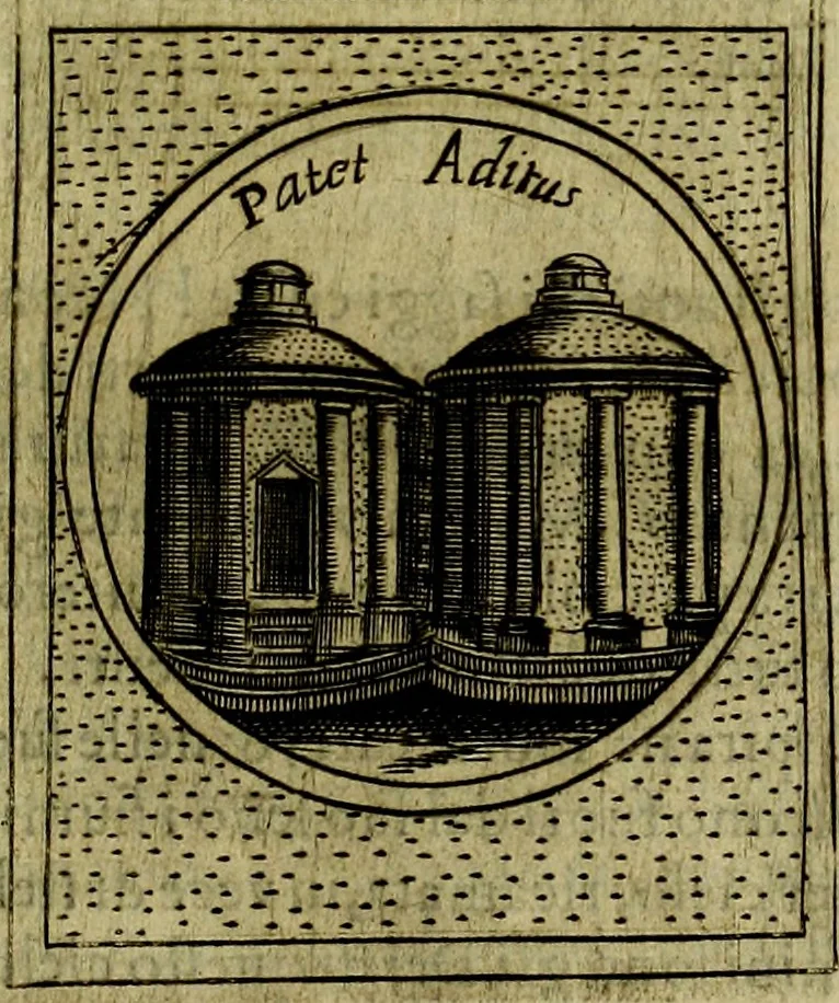 An illustration from Teatro d'imprese, 1623, leaf 870