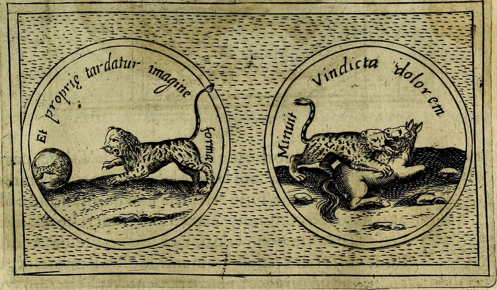 An illustration from Teatro d'imprese, 1623, leaf 874