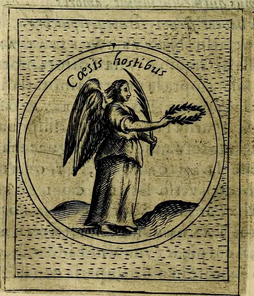 An illustration from Teatro d'imprese, 1623, leaf 881