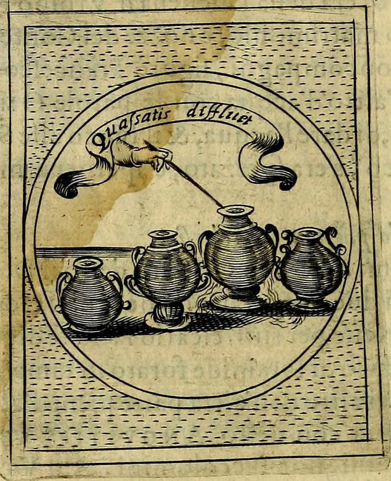 An illustration from Teatro d'imprese, 1623, leaf 887