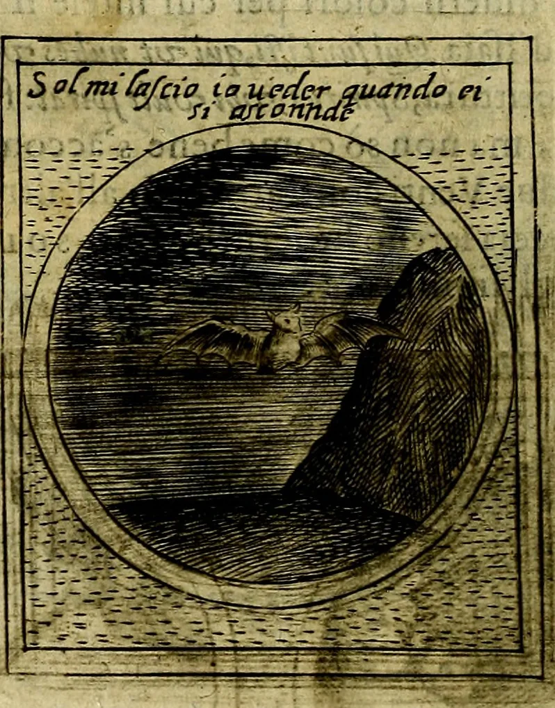 An illustration from Teatro d'imprese, 1623, leaf 897