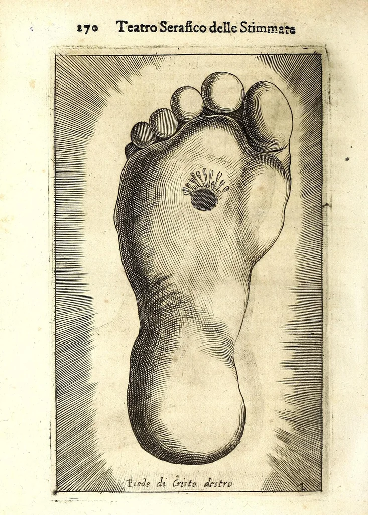 An illustration from Teatro serafico delle stimmate di Christo, impresse nel santo, immaculato, e virginal corpo del glorioso padre san Francesco, 1629, leaf 294