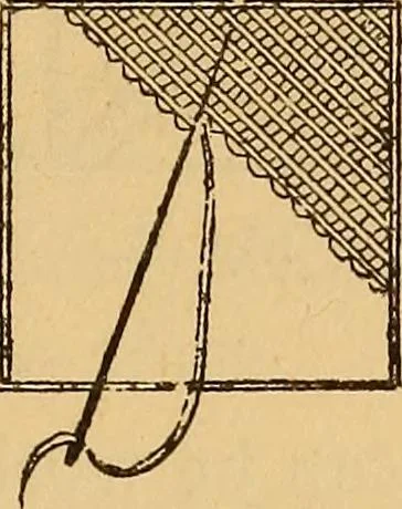 An illustration from A technical history of the manufacture of Venetian laces (Venice- Burano) / by G.M. Urbani de Gheltof ; translated by Lady Layard, 1882, leaf 32