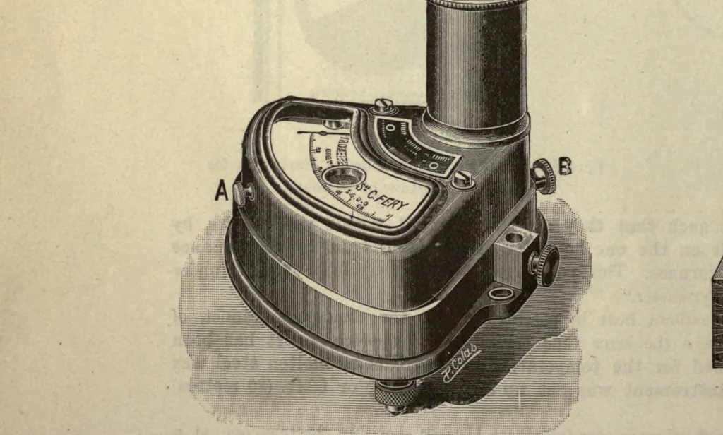 An illustration from Technical Thermometry, 1906, leaf 54