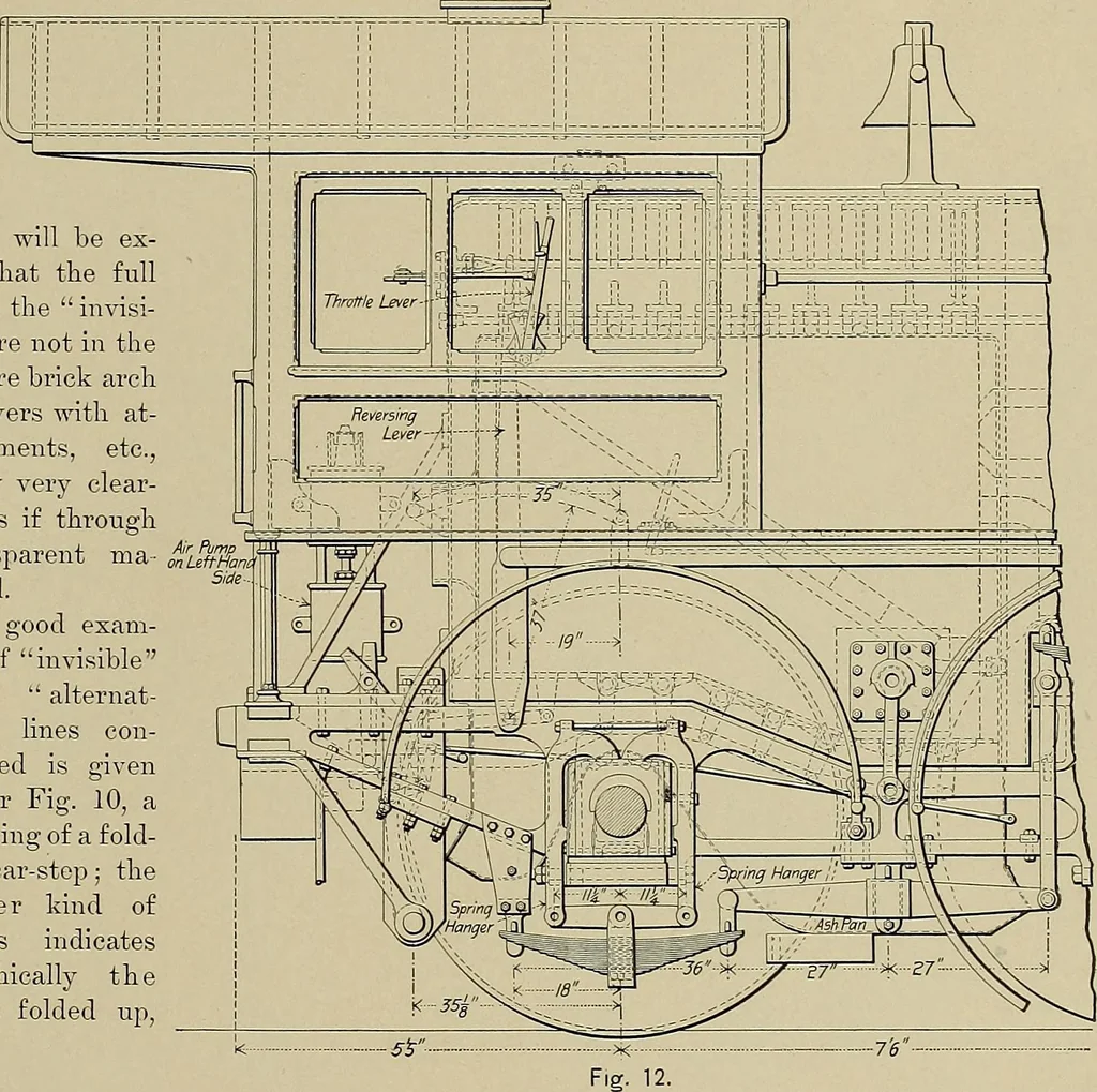 An illustration from The technic of mechanical drafting a practical guide to neat, correct, and legible drawing, 1904, leaf 14