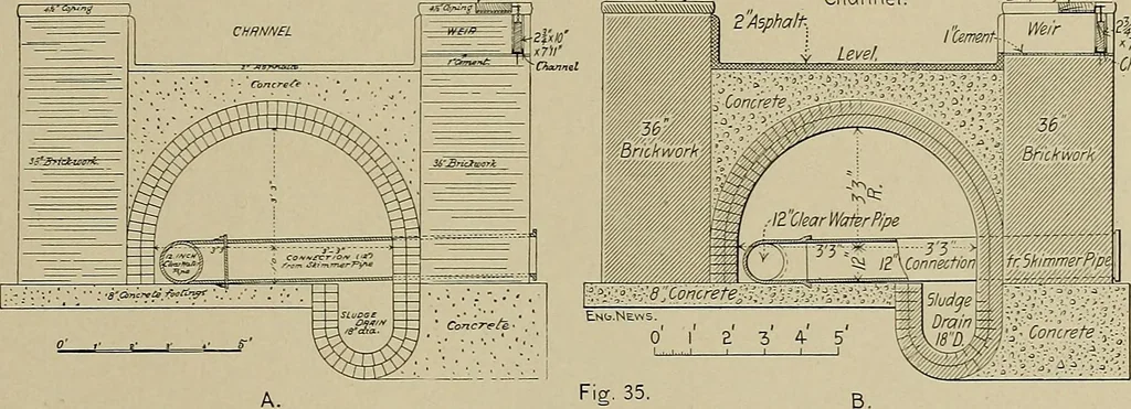 An illustration from The technic of mechanical drafting a practical guide to neat, correct, and legible drawing, 1904, leaf 24
