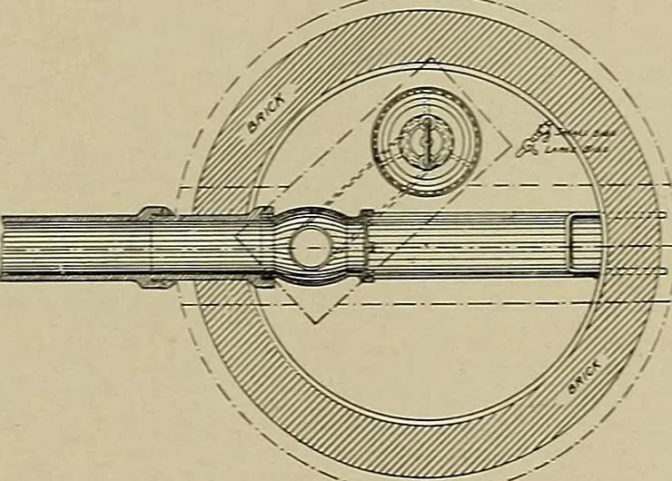 An illustration from The technic of mechanical drafting a practical guide to neat, correct, and legible drawing, 1904, leaf 34