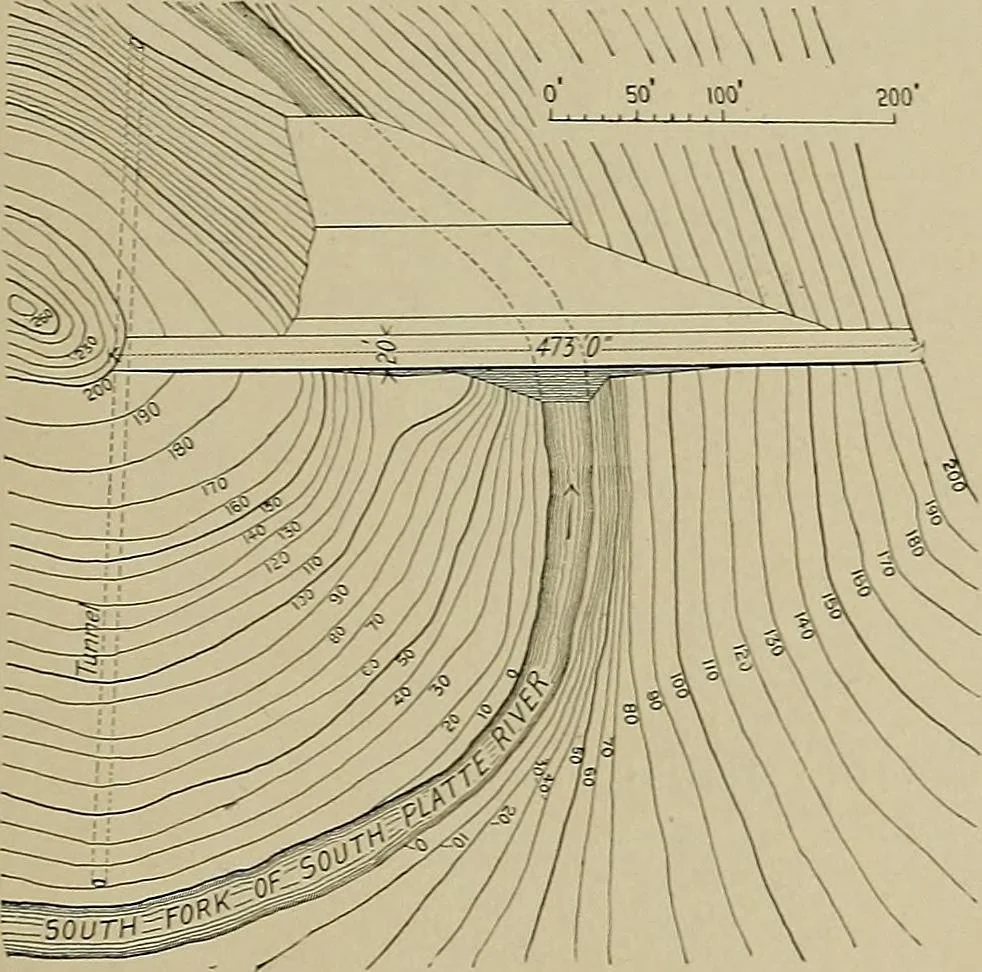 An illustration from The technic of mechanical drafting a practical guide to neat, correct, and legible drawing, 1904, leaf 40