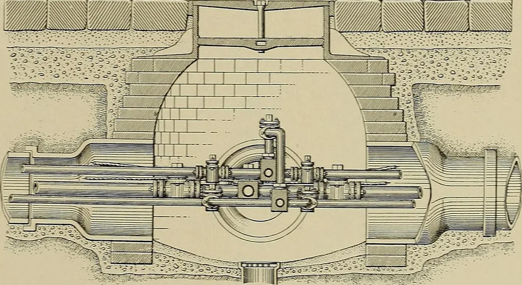 An illustration from The technic of mechanical drafting a practical guide to neat, correct, and legible drawing, 1904, leaf 54