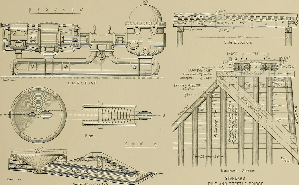 An illustration from The technic of mechanical drafting a practical guide to neat, correct, and legible drawing, 1904, leaf 56