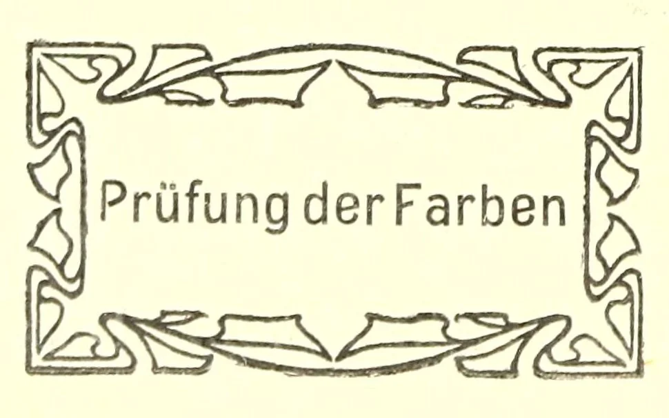 An illustration from Technik der Malerei : ein Handbuch für Künstler und Dilettanten, 1901, leaf 150