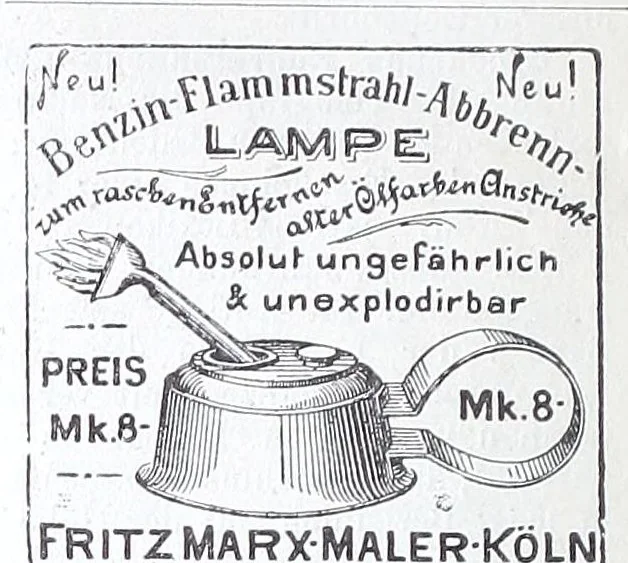 An illustration from Technische Mitteilungen für Malerei, 1886, leaf 198