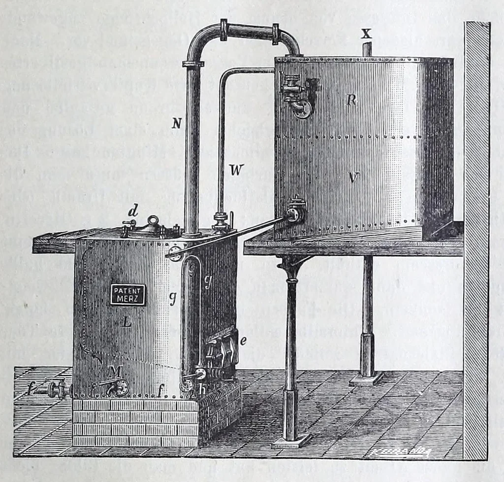 An illustration from Technische Mitteilungen für Malerei, 1886, leaf 89