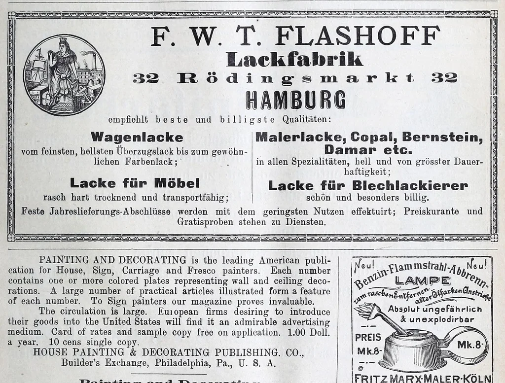 An illustration from Technische Mitteilungen für Malerei, 1886, leaf 95