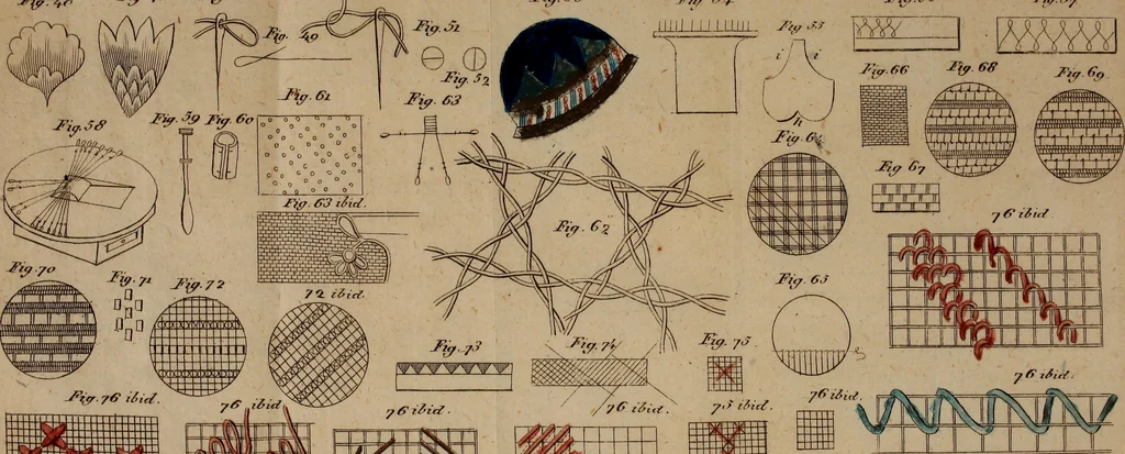 An illustration from Technologia femminile, ossia, Arti e mestieri che al bel sesso s'appartengono e di che ei può piacevolmente occuparsi, 1826, leaf 290