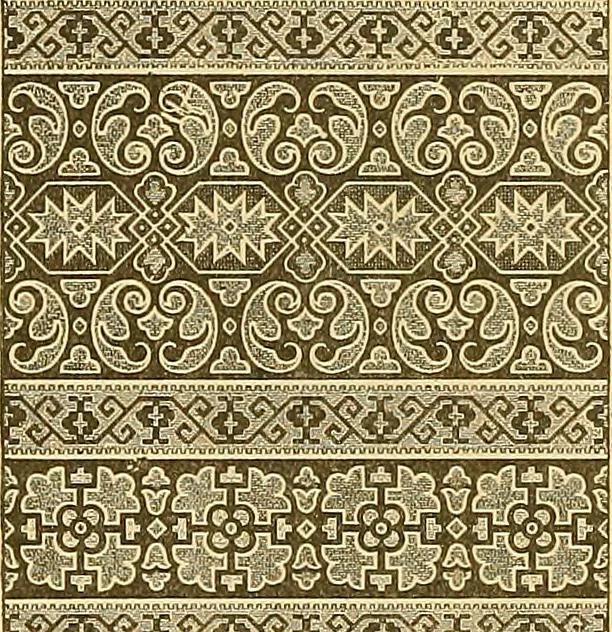 An illustration from Technology of textile design. Being a practical treatise on the construction and application of weaves for all textile fabrics, with minute reference to the latest inventions for weaving, 1888, leaf 165