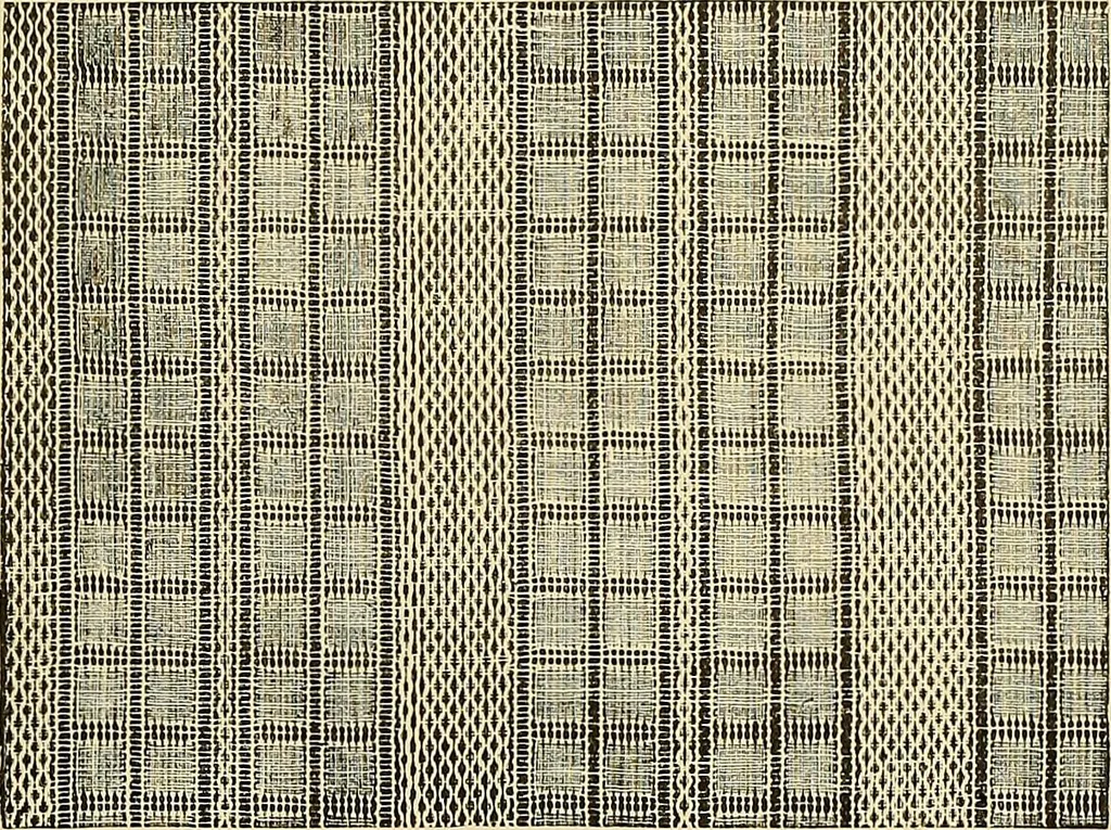 An illustration from Technology of textile design. Being a practical treatise on the construction and application of weaves for all textile fabrics, with minute reference to the latest inventions for weaving, 1888, leaf 246