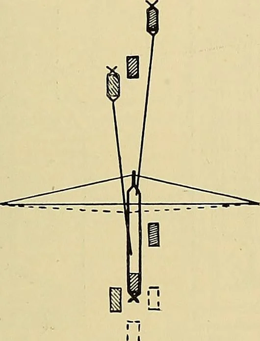 An illustration from Technology of textile design. Being a practical treatise on the construction and application of weaves for all textile fabrics, with minute reference to the latest inventions for weaving, 1888, leaf 252
