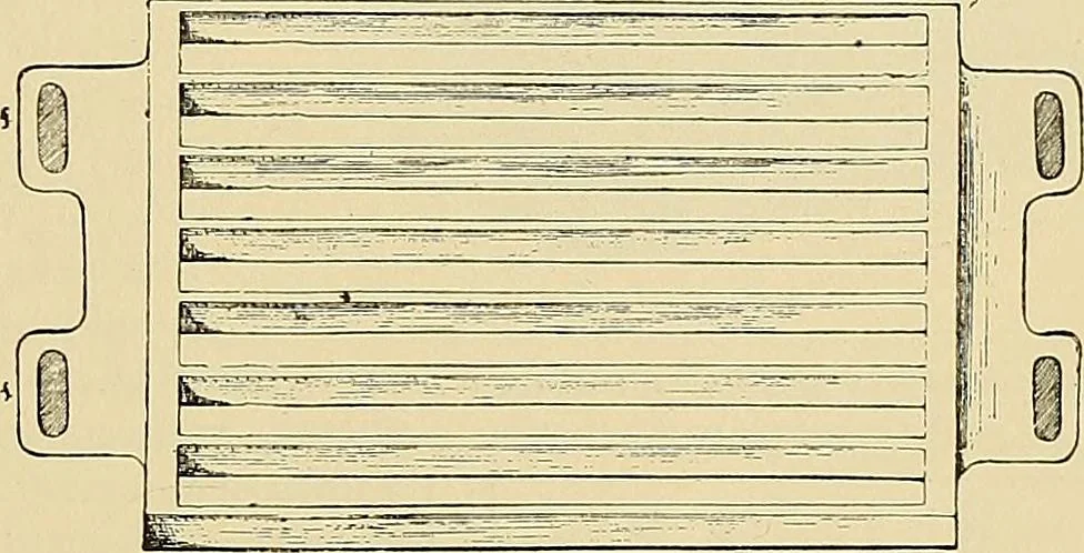 An illustration from Technology of textile design. Being a practical treatise on the construction and application of weaves for all textile fabrics, with minute reference to the latest inventions for weaving, 1888, leaf 260