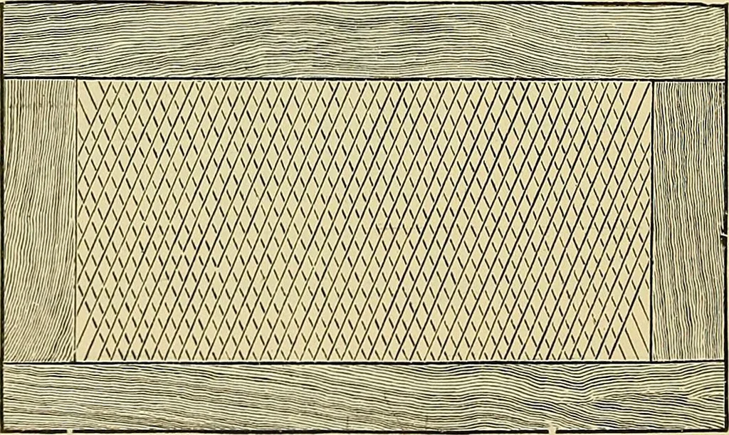 An illustration from Technology of textile design. Being a practical treatise on the construction and application of weaves for all textile fabrics, with minute reference to the latest inventions for weaving, 1888, leaf 263
