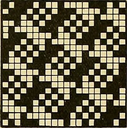 An illustration from Technology of textile design. Being a practical treatise on the construction and application of weaves for all textile fabrics, with minute reference to the latest inventions for weaving, 1888, leaf 285