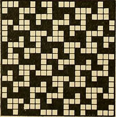 An illustration from Technology of textile design. Being a practical treatise on the construction and application of weaves for all textile fabrics, with minute reference to the latest inventions for weaving, 1888, leaf 285