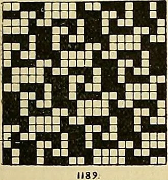 An illustration from Technology of textile design. Being a practical treatise on the construction and application of weaves for all textile fabrics, with minute reference to the latest inventions for weaving, 1888, leaf 286