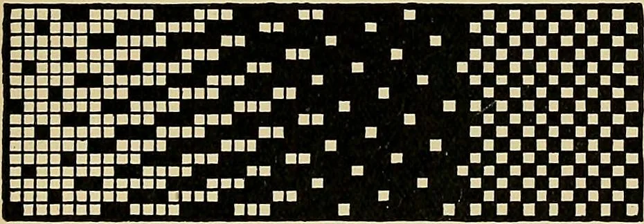 An illustration from Technology of textile design. Being a practical treatise on the construction and application of weaves for all textile fabrics, with minute reference to the latest inventions for weaving, 1888, leaf 290