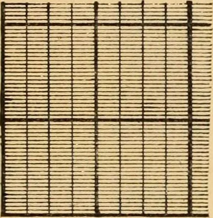 An illustration from Technology of textile design. Being a practical treatise on the construction and application of weaves for all textile fabrics, with minute reference to the latest inventions for weaving. Containing also an appendix showing the analysis and giving the calculations necessary for the manufacture of the various textile fabrics, 1889, leaf 16