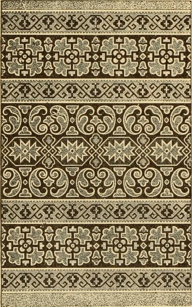 An illustration from Technology of textile design. Being a practical treatise on the construction and application of weaves for all textile fabrics, with minute reference to the latest inventions for weaving. Containing also an appendix showing the analysis and giving the calculations necessary for the manufacture of the various textile fabrics, 1889, leaf 163