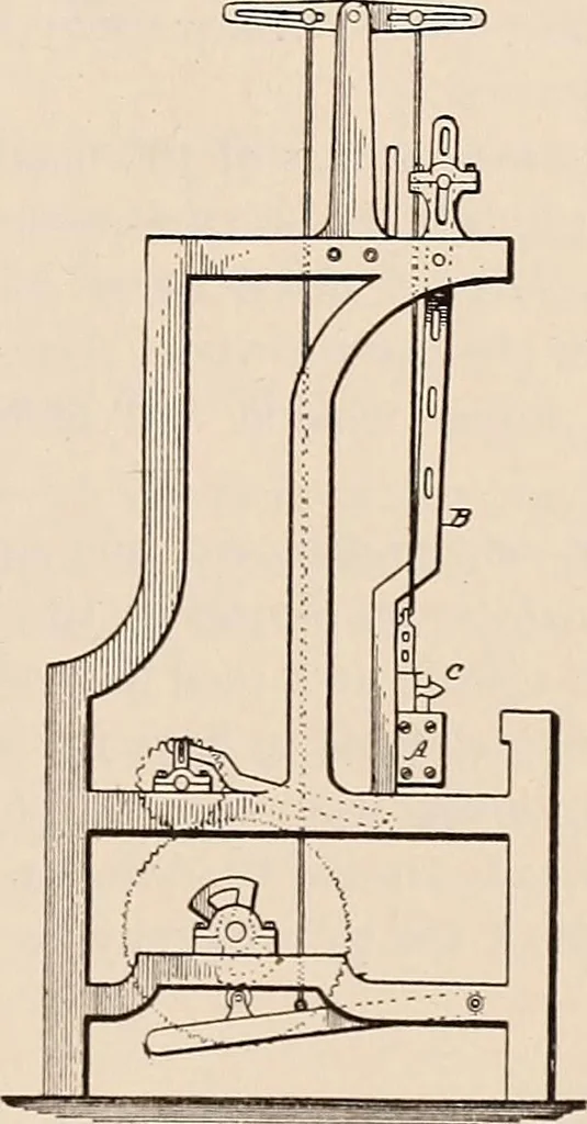 An illustration from Technology of textile design. A practical treatise on the construction and application of weaves for all textile fabrics... Containing also an appendix describing all the latest methods and improvements in designing and manufacturing, 1890, leaf 138