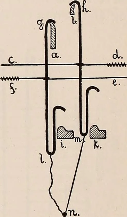 An illustration from Technology of textile design. A practical treatise on the construction and application of weaves for all textile fabrics... Containing also an appendix describing all the latest methods and improvements in designing and manufacturing, 1890, leaf 227