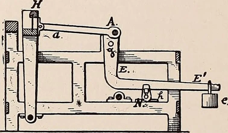 An illustration from Technology of textile design. A practical treatise on the construction and application of weaves for all textile fabrics... Containing also an appendix describing all the latest methods and improvements in designing and manufacturing, 1890, leaf 231