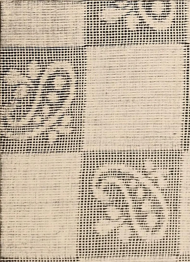 An illustration from Technology of textile design. A practical treatise on the construction and application of weaves for all textile fabrics... Containing also an appendix describing all the latest methods and improvements in designing and manufacturing, 1890, leaf 254
