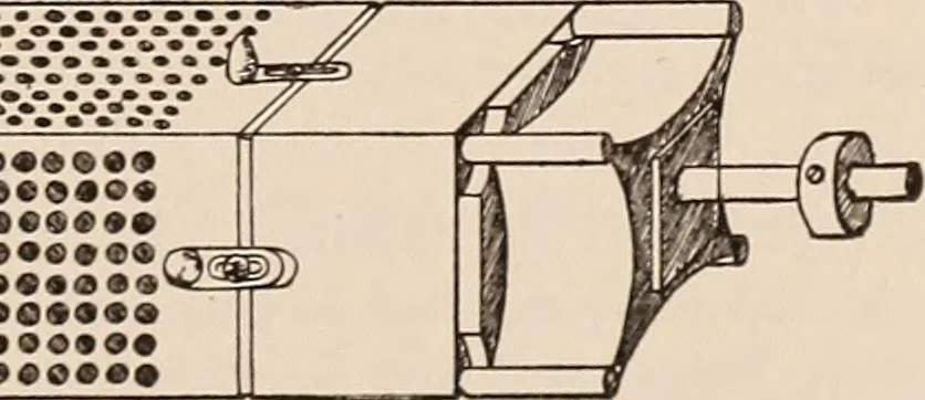 An illustration from Technology of textile design. A practical treatise on the construction and application of weaves for all textile fabrics... Containing also an appendix describing all the latest methods and improvements in designing and manufacturing, 1890, leaf 264