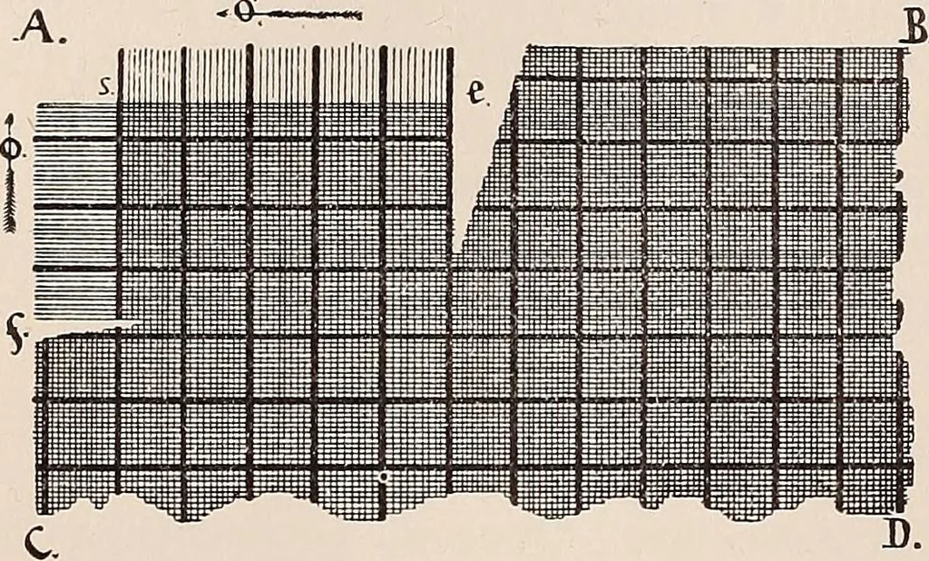 An illustration from Technology of textile design. A practical treatise on the construction and application of weaves for all textile fabrics... Containing also an appendix describing all the latest methods and improvements in designing and manufacturing, 1890, leaf 273