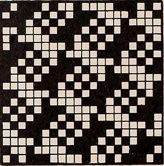 An illustration from Technology of textile design. A practical treatise on the construction and application of weaves for all textile fabrics... Containing also an appendix describing all the latest methods and improvements in designing and manufacturing, 1890, leaf 289