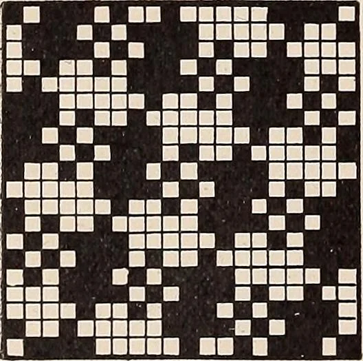 An illustration from Technology of textile design. A practical treatise on the construction and application of weaves for all textile fabrics... Containing also an appendix describing all the latest methods and improvements in designing and manufacturing, 1890, leaf 289