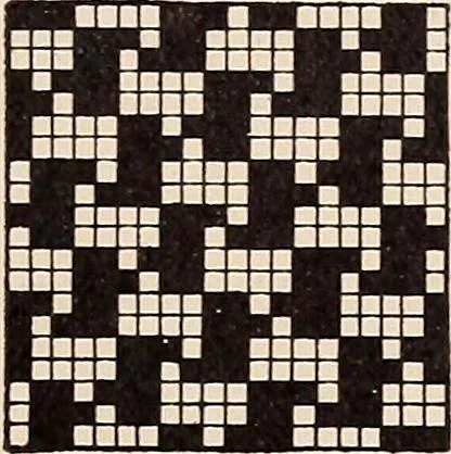 An illustration from Technology of textile design. A practical treatise on the construction and application of weaves for all textile fabrics... Containing also an appendix describing all the latest methods and improvements in designing and manufacturing, 1890, leaf 290